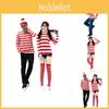 Where's Wally Cosplay Costume For Halloween And Christmas Unisex Cotton Blend Attire