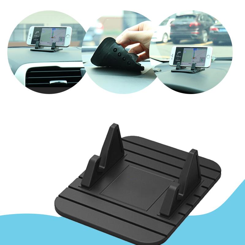 1/2/3PCS Anti-slip Car Silicone Phone Holder Universal Car Phone Holder Mat Non-slip Bracket For iPhone Samsung Xiaomi Huawei