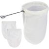 Fine Mesh Strainer, 3Pcs Reble Cloth Strainer Bags with Stainless Steel Handle, Nut Milk Bag, Juice Strainer for Kitchen