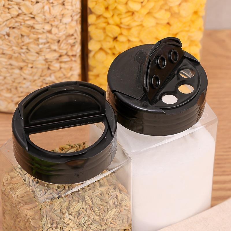 Portable Seasoning Bottle Spis Seasoning Shaker Bottles Sugar Salt Pepper Dispenser Jars BBQ Condiment Storage Can Spi Rack