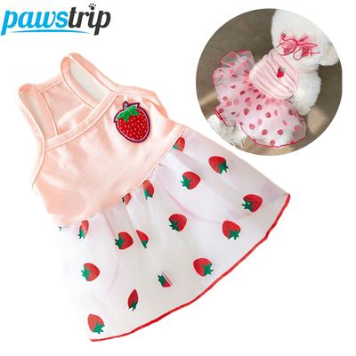 Vestitino Carino per Cani Domestici per Cani Piccoli Sottile Gonna da Principessa per Cuccioli Vestiti Estivi per Cani Chihuahua York Abbigliamento Forniture per Animali Domestici