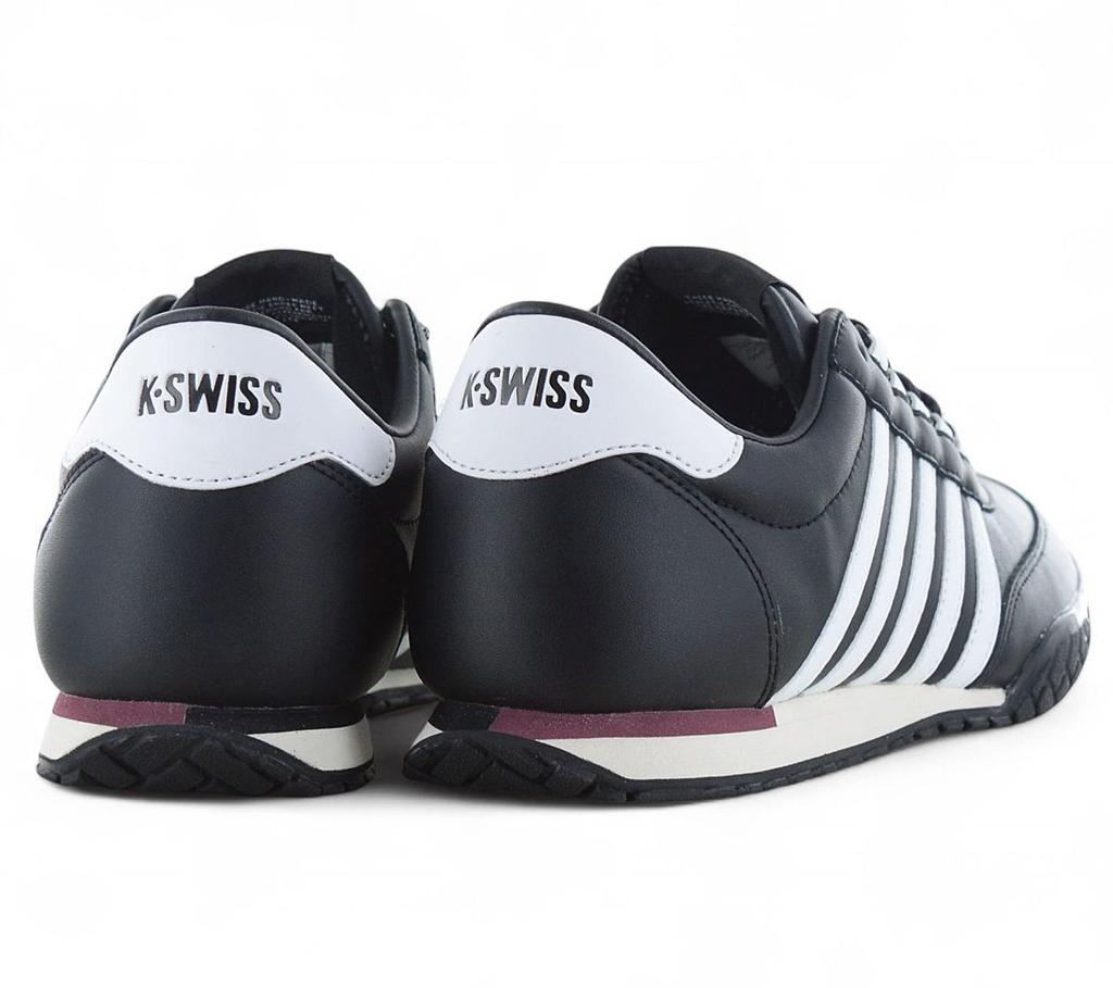 K-Swiss Vintage Trainer LTH Leather - Herren Sneakers Schuhe Schwarz 09462-013-M ORIGINAL