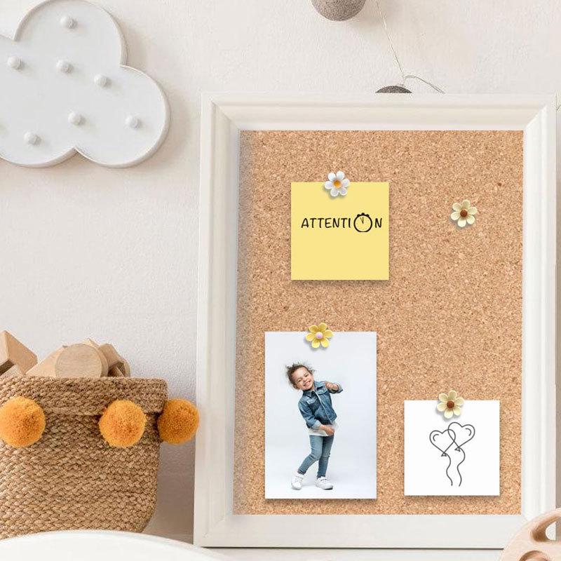 Bunte Fünfblättrige Blumen-Stecknadeln für Pinnwände & Fotowände