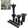 9pcs Small Nozzle Heads Kit Nozzle Water Fountain Fountain For Pond Fountain Submersible Pump Black Pool