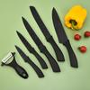 Sada kuchyňského nářadí z nerezové oceli Šestidílná sada nožů na balení v dárkové krabičce