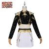 Xingmanyuan Demon Hunter Group Mira Black Gold Cosplay Costume - Zoe Lumi Edition