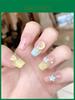 French Summer Vibes Handmade Dopamine Nail Stickers With Lovely Patterns