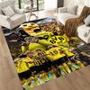 Borussia Dortmund Floor Rug Office Rug Suitable For Game Room Playrooms Dining Room Bedrooms Antislip Carpet Anime Office Decor Best For Christmas