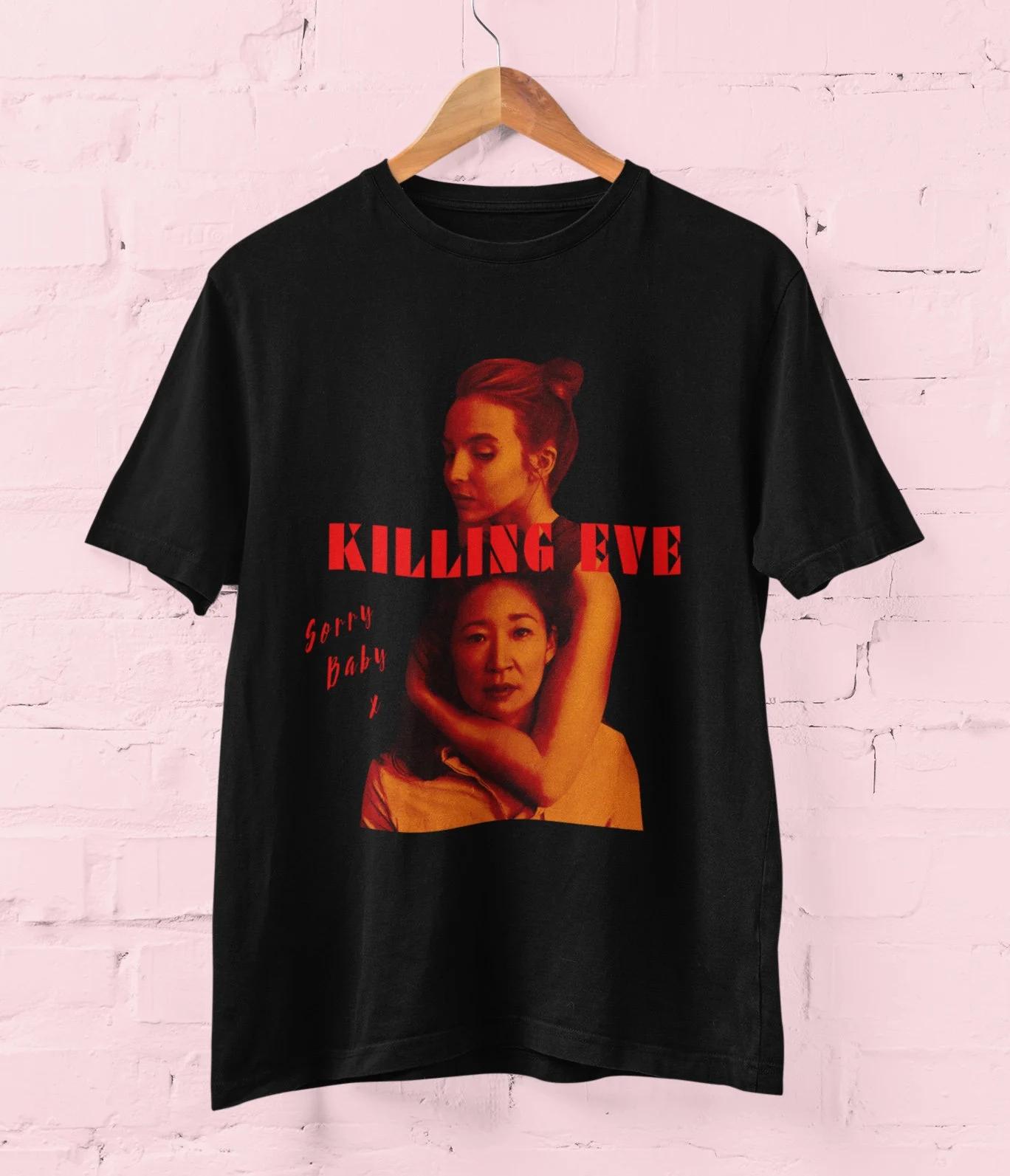 

Killing Eve Crewneck Tshirt Movie Tee Shirt Jodie Comer Villanelle Sandra Oh Phoebe WallerBridge Perfect Birthday Gift for her S