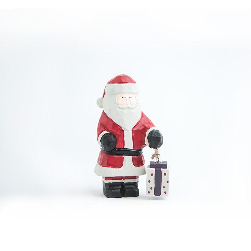 Wooden Holiday Ornaments Set With Modern Style For Christmas Home Decor