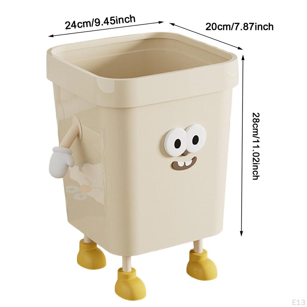Creative Cartoon Shape Trash Can, Stylish Home Under Desk Bedroom, Kitchen,