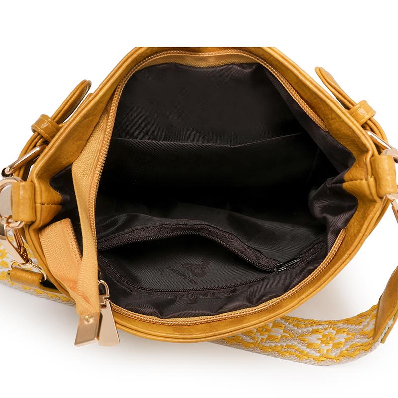 Diseñador de Moda Bolso de Hombro Femenino Pequeño de Cuero PU Bolso Cruzado Femenino Señoras Tendencia Clásico Bolso de Mano con Asa Bolsos Bandolera para Mujer