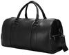 Miyabi Leather Boston Genuine Shoe Golf Large Business Gym Cowhide Black Bag, Leather, Men's, 2-Way, Storage, Bag, Capacity, Stud-Leaded Bottom,