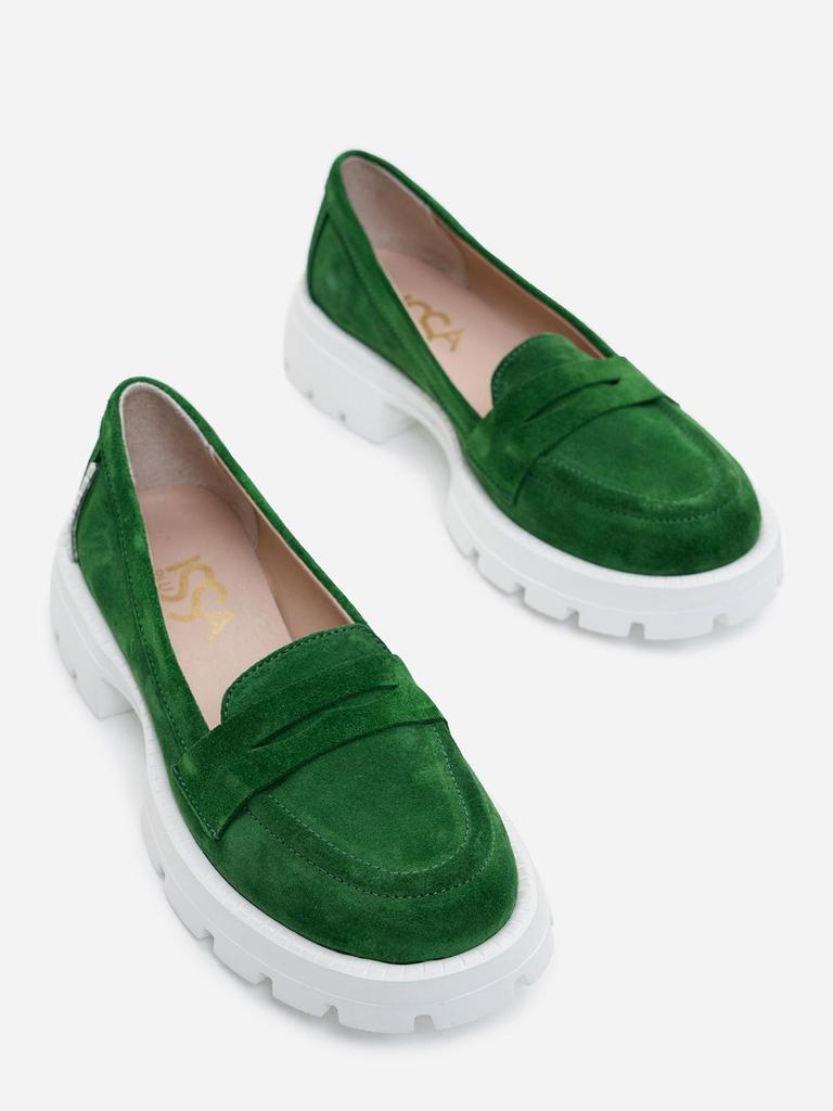 Bright ISSA Plus Suede Loafers