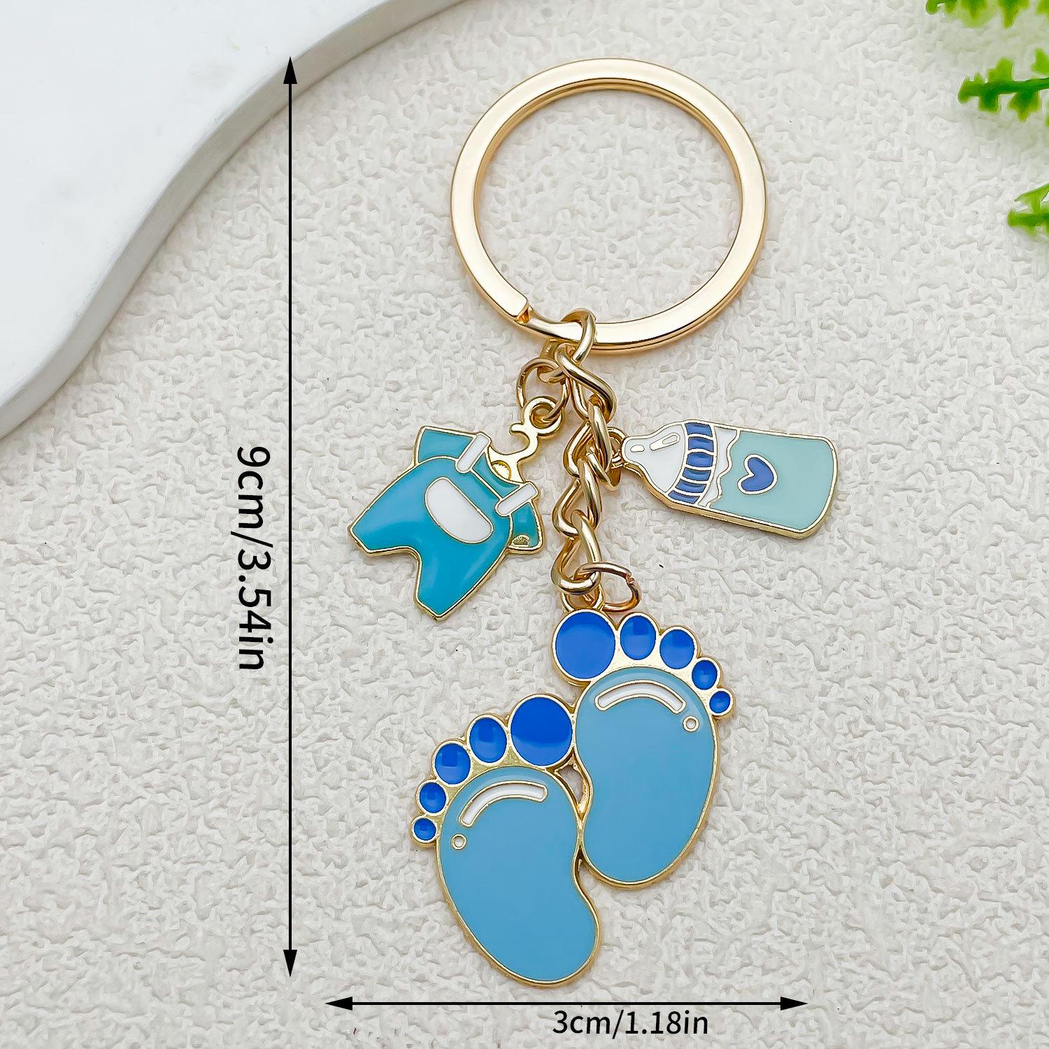 

Подвеска-брелок в виде детской ножки: Сочетай и комбинируй детскую одежду и подвески для бутылочек для мальчиков и девочек Baby Keychain Pendant