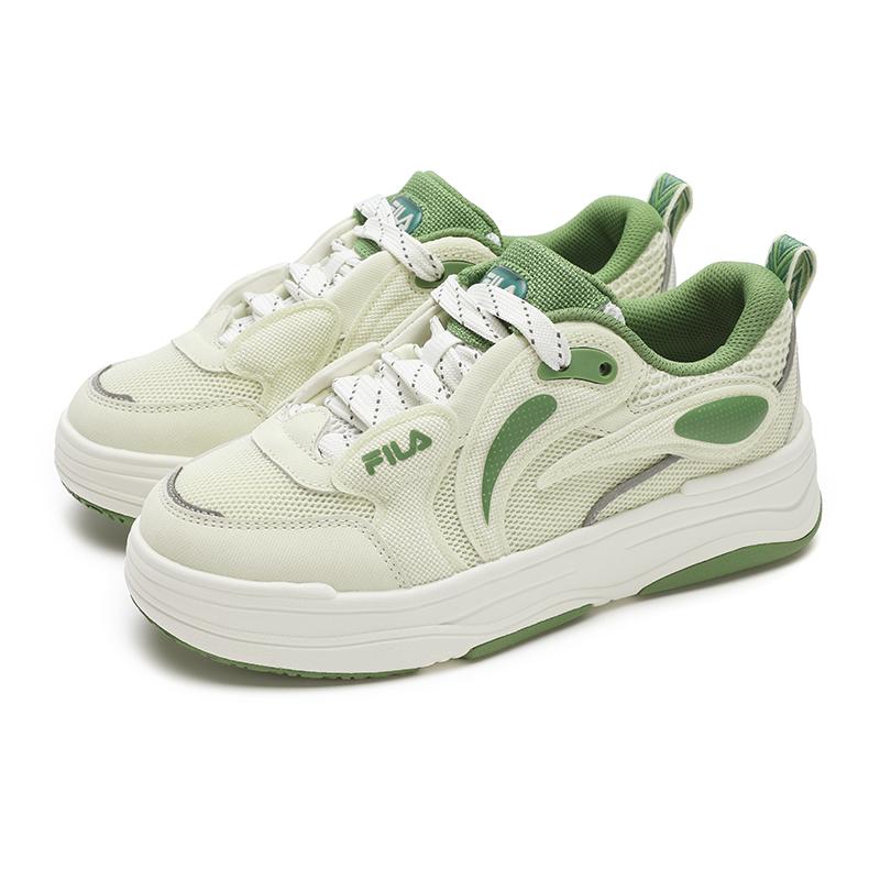 New FILA VIBE Breathable Low Top Skateboard Shoes Women's Fluorescent Green F12W522212FFS