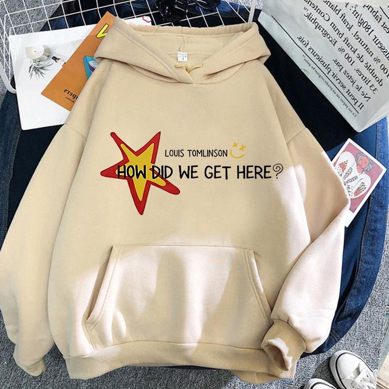 Louis Tomlinson How Die We Get Here Tour 2026 Felpe Unisex Felpe Grafiche Manica Lunga Felpe con Cappuccio da Donna Sudaderas