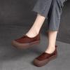 Autumn new retro leather thick-soled women's shoes one-pedal casual lazy single shoes soft-soled first-layer cowhide mother shoes