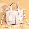 Luxury   Genuine Leather Tote Bag Female High Quality Solid Color Cow Leather Handbag Women Brand Shoulder Crossbody Bags