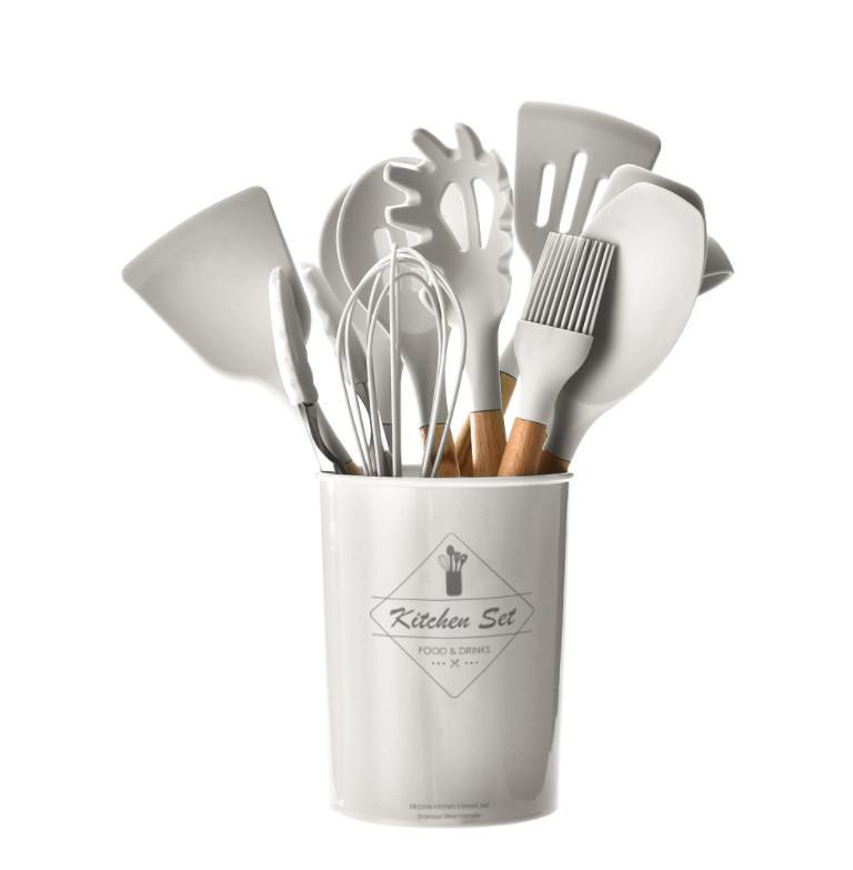 Kitchen Utensil Set Non-stick Pan Cooking Tools Modern Minimalist Style