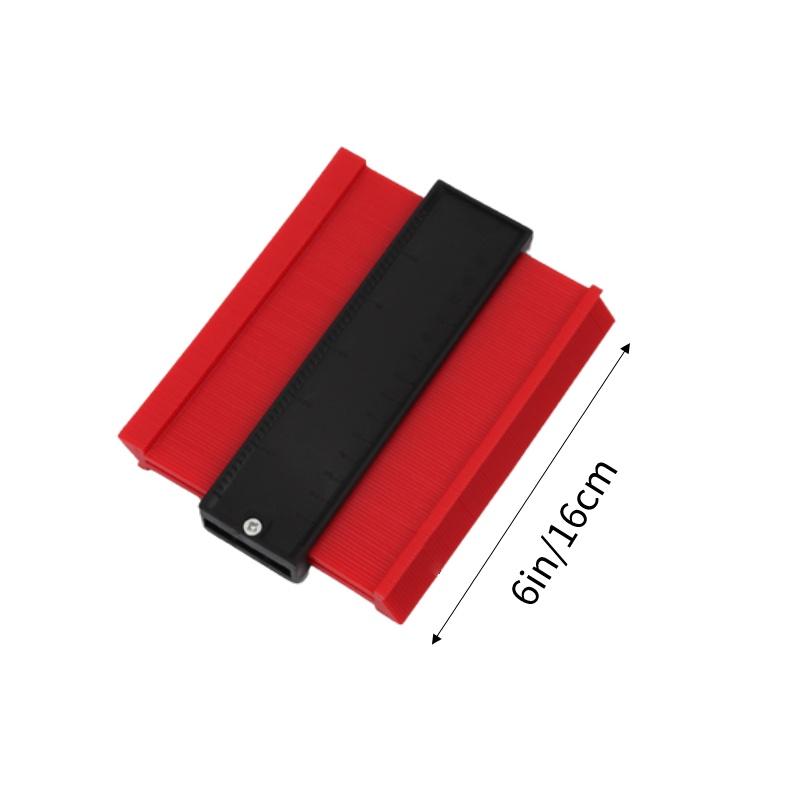 

Шаблон Плотницкий Образец Настил Линейка Радианная Шкала Многоцелевой Инструмент Подарок АБС 6in красный