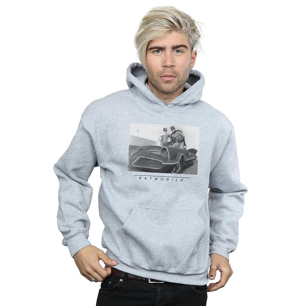 DC Comics Pánská mikina s kapucí Batmobil z TV seriálu Batman