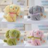 Charming Soft Dog Key Holder Fluffy Stuffed Animal For Car Keys Or Bags