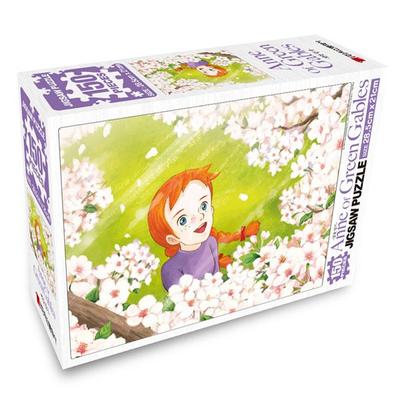 Haksan Cultural Company Red Hair and Cherry Blossom Scent Jigsaw Puzzle, 150 Pieces, Mixed Colors Jigsaw Puzzle, Childrens Games, Educational Toys