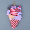 Plush Ice Cream Cone Christmas Sleep Sack Pendant Decoration For Kids Gift