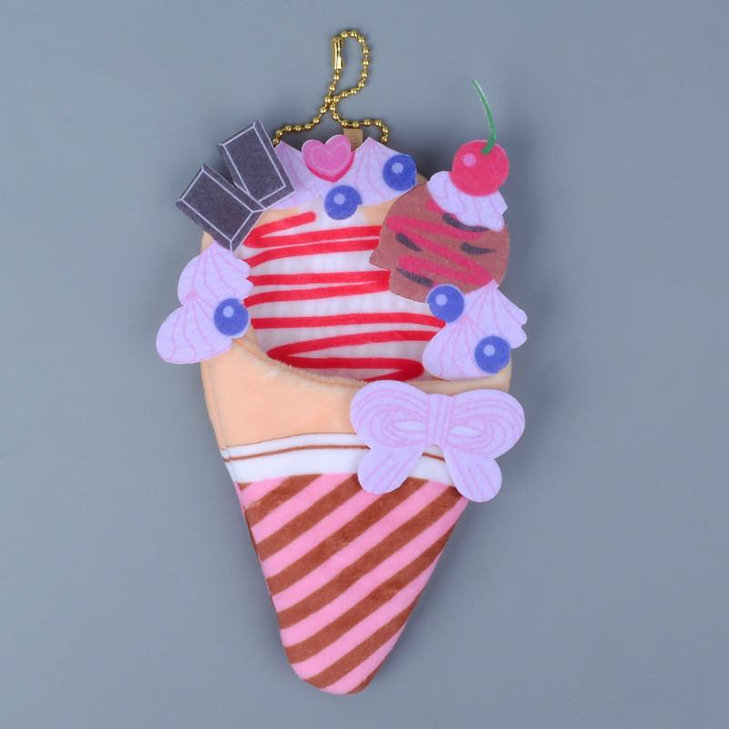 Plush Ice Cream Cone Christmas Sleep Sack Pendant Decoration For Kids Gift