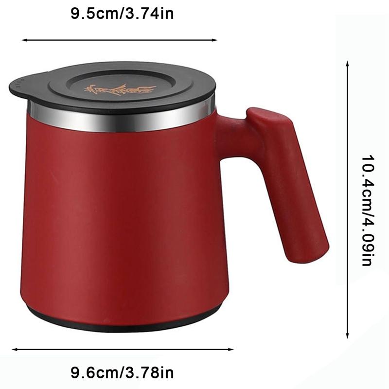 304 Stainless Steel Mug HighValue Coffee Mug Portable Office Heat Insulated Student Water Cup