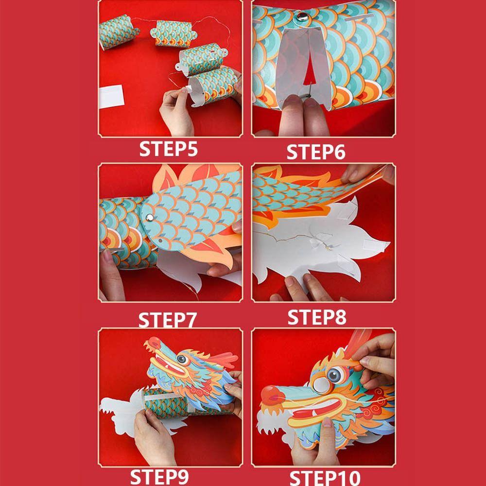 Handmade Mid Autumn Chinese Lantern Craft Kit Mid-Autumn Festival Lantern Children's Toys