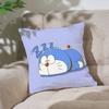 Cute CartoonDdoraemonS Kawaii Customizable Square Pillowcases Stylish And Soft Perfect For Beds Cars And Sofas