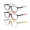 1/2/3/4/5pcs Auto-Focus Blue Light Blocking Reading Glasses – Anti-Fatigue Unisex Oversized Frames with Spring Hinges