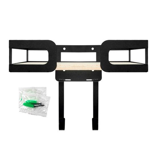Wall Mount Ironing Stand Easy to Install Ironing Board Holder Space-saving Ironing Stand Rack Laundry Room Accessories