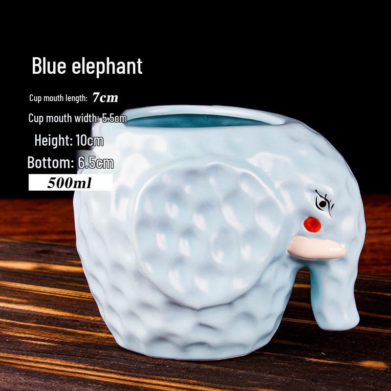 Bicchiere da Cocktail in Ceramica Teschio Zombie Tiki Hawaiano