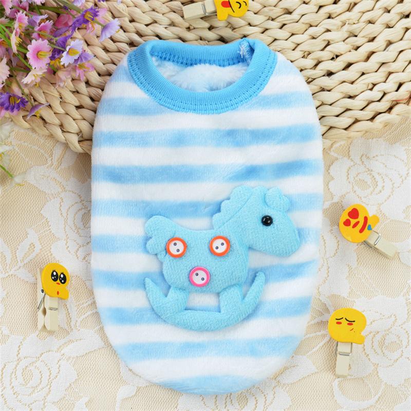 Cute Print Tea Cup Dog Sweater Winter Warm Fleece Pet Clothes for Small Dogs Teddy Chihuahua Puppy Pullovers mascotas Clothing