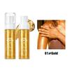 Sunscreen Glow Oil, Flash Body Oil, Non-stick Texture, Glow, Golden Rose Color, 60ML