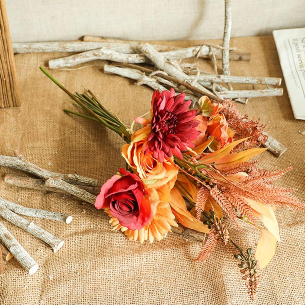 Simulation Flowers Artificial Plants for Fall Autumn Thanksgiving Day