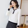 YTM Women's Openwork Pullover Knit Top
