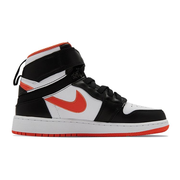 Pantofi sport pentru copii Air Jordan 1 High FlyEase GS Turf Orange Negru Alb CT4897-008