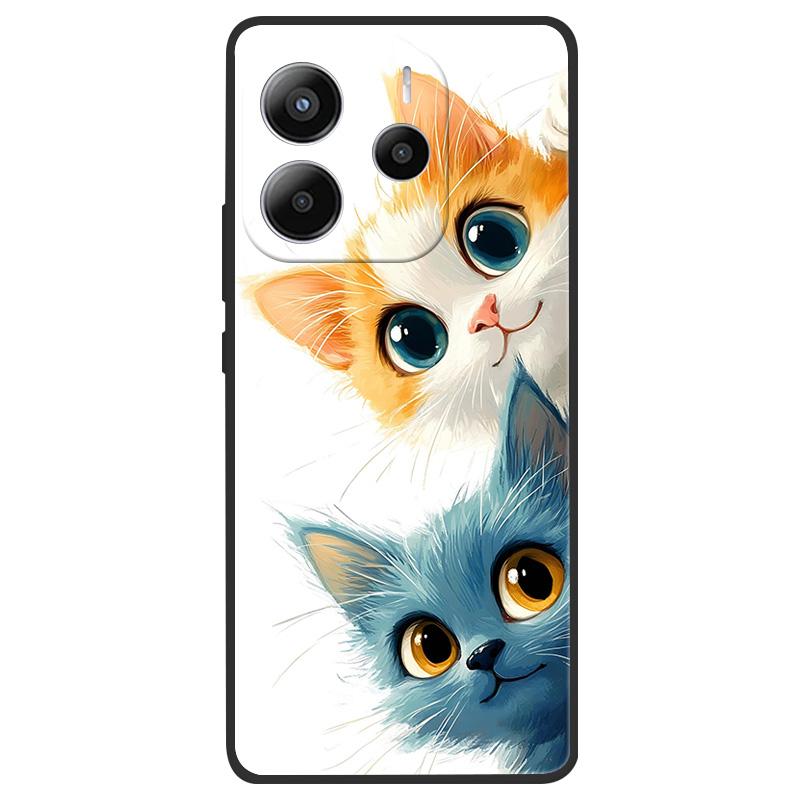 For Redmi Note 14 4G (Europe) Phone Case Marble Painting Pattern Soft Silicone Anti Drop Cover For Xiaomi Redmi Note14 4G Shell