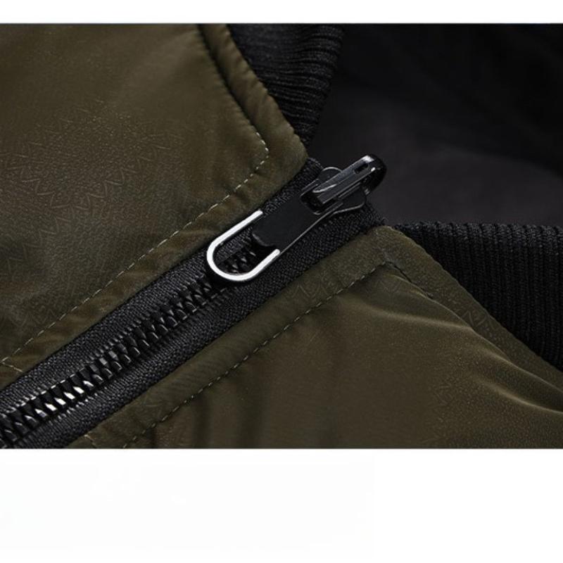 Cotton Jacket Men's Models Embroidered Down Cotton Thickening Loose Unloading Cap Casual Warm Hooded Cotton Jacket Fashion Casual Jacket