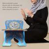 Porte-Coran Ramadan Support Pliant pour Bible Présentoir Décoratif Islamique Eid Mubarak Bibliothèque Organisateur pour Lecture Prière Chapelle