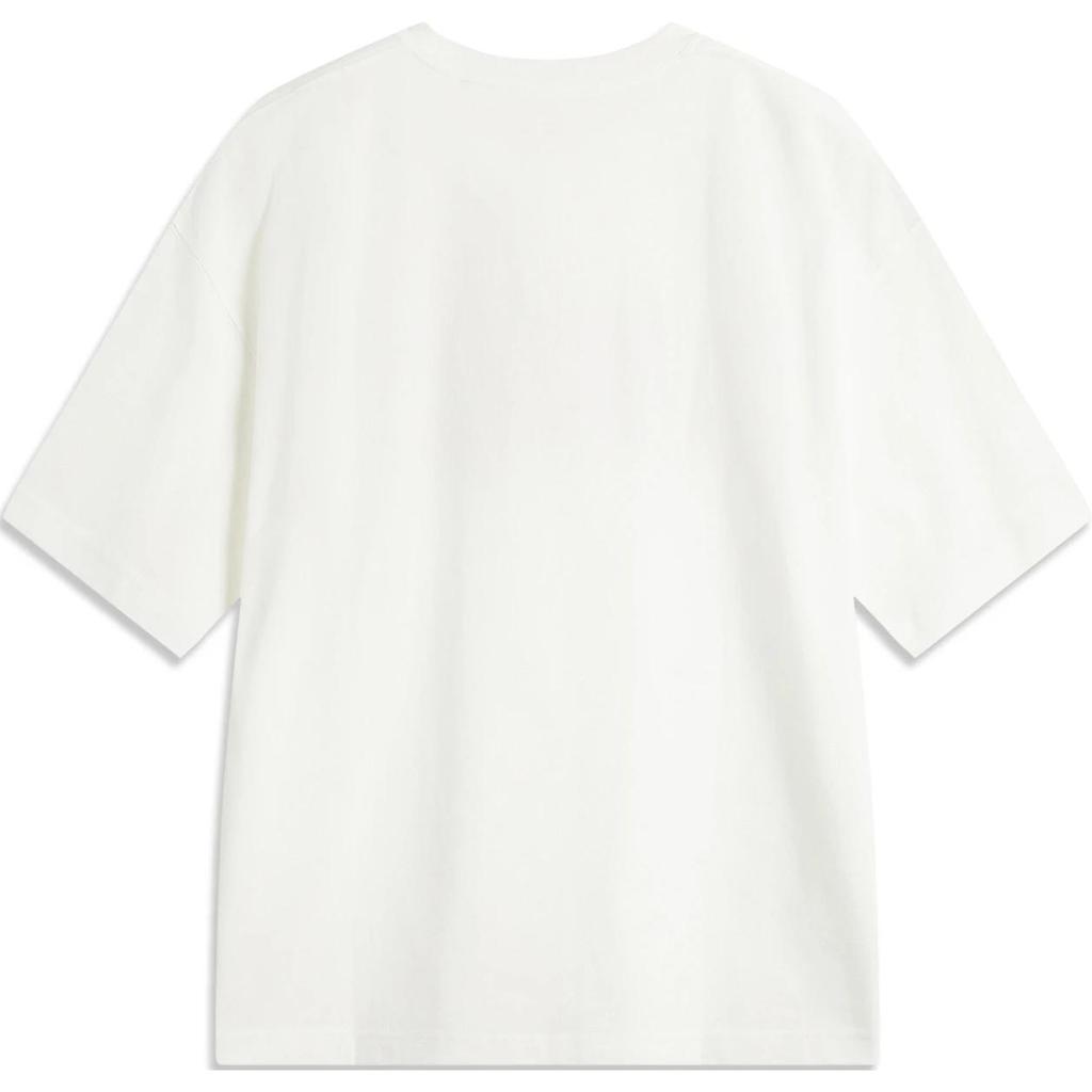 Li Ning X League Of Legends Collaboration Pool Party Series Printed Letter Crew Neck Comfortable Breathable Loose Short Sleeve T-Shirt AHSUA63-1