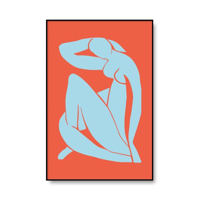 Abstraktní Henri Matisse Kresba postavy Akt Plakát a Tisky Nástěnné Umění Plátno Obraz pro Obývací Pokoj Moderní Domácí Dekorace Obrázky