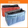 Stylish Cube-shaped Double Zipper Bag Set For Makeup And Miscellaneous Storage