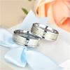 Oakky Men's 8mm Stainless Steel Piano Staff Wedding Luminous Ring Personalized Couple Musical Note Band Shines In Dark Silver Size 17