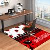1PC Custom Name Ladybug Theme Floor Mat Ideal for Living Room, Game Rooms, Office, Bedroom,Floor Mat Playful Design