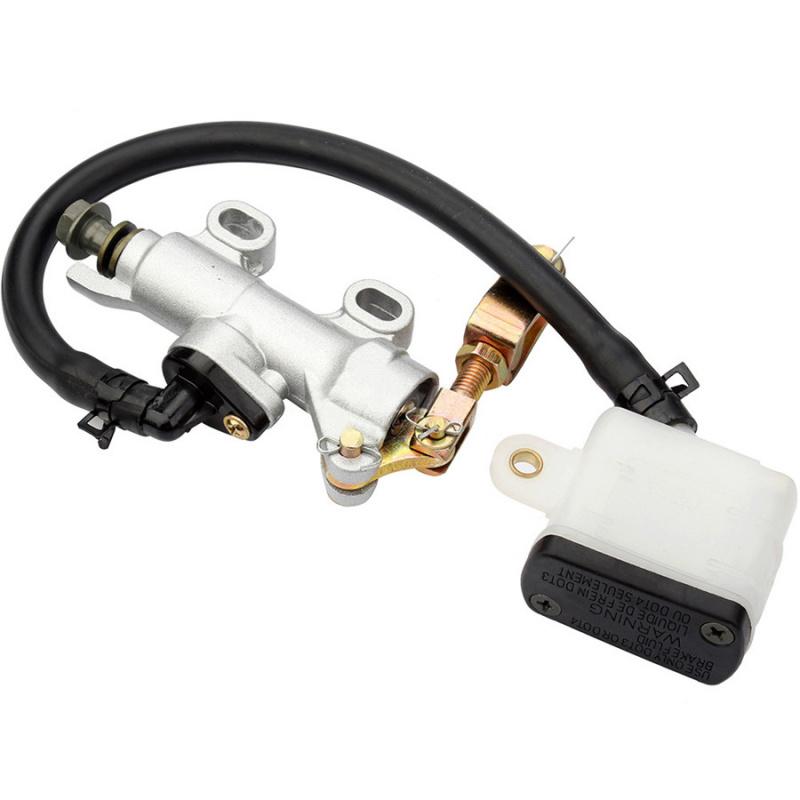Rear Foot Brake Master Cylinder Large Capacity For 50-250cc ATV Quad Motorcycle